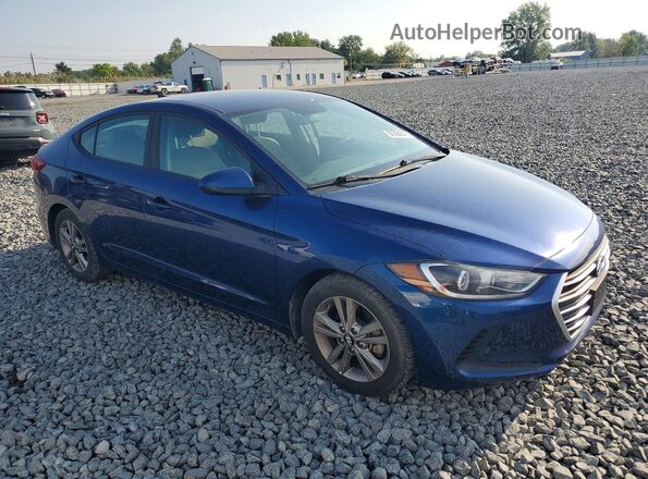 5NPD84LF2HH189749 2017 HYUNDAI ELANTRA Blue Առջևի աջ