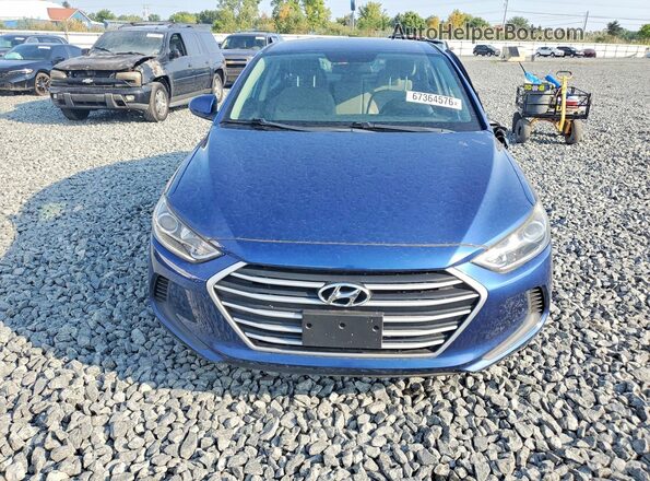 5NPD84LF2HH189749 2017 HYUNDAI ELANTRA Blue Դիմացի տեսք