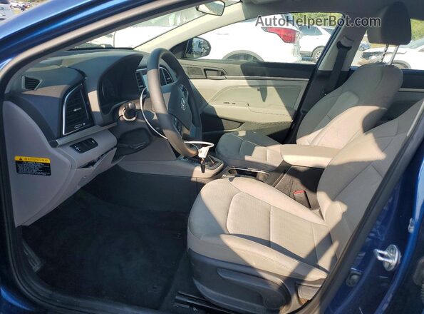 5NPD84LF2HH189749 2017 HYUNDAI ELANTRA Blue Սալոնի դիմացի տեսք
