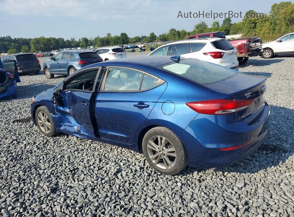 5NPD84LF2HH189749 2017 HYUNDAI ELANTRA Blue Հետևի ձախ