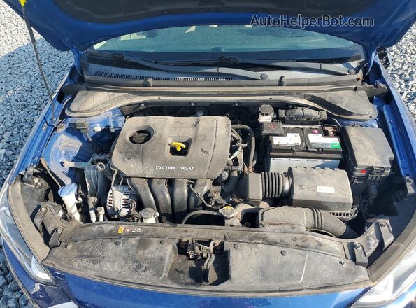 5NPD84LF2HH189749 2017 HYUNDAI ELANTRA Blue Սալոնի հետևի տեսք