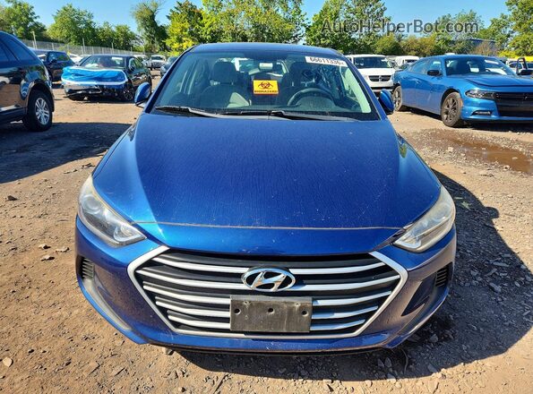 5NPD84LF2JH231018 2018 HYUNDAI ELANTRA Синий Вид спереди