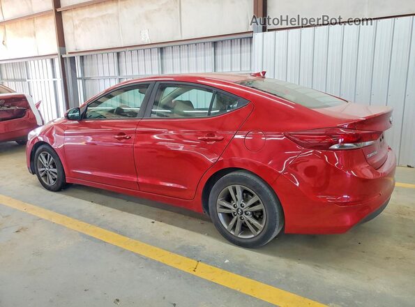 5NPD84LF2JH277691 2018 HYUNDAI ELANTRA Red Trasero derecho