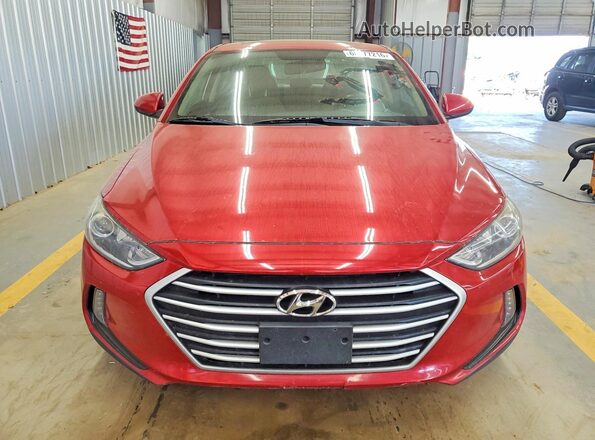 5NPD84LF2JH277691 2018 HYUNDAI ELANTRA Red Vista trasera