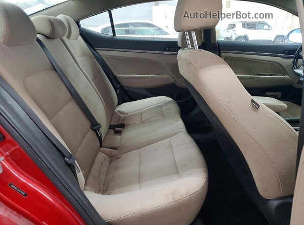 5NPD84LF2JH277691 2018 HYUNDAI ELANTRA Red Vista interior trasera