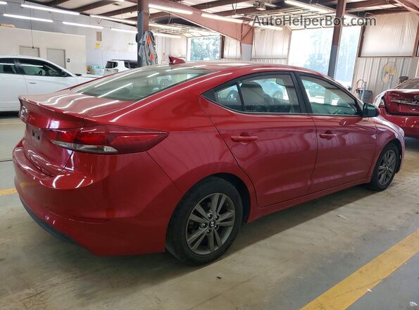 5NPD84LF2JH277691 2018 HYUNDAI ELANTRA Red Delantero derecho