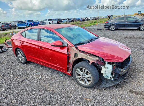 5NPD84LF2JH307224 2018 HYUNDAI ELANTRA Red Front right