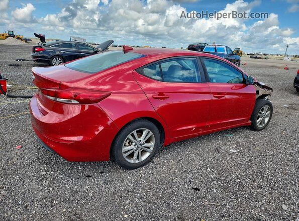 5NPD84LF2JH307224 2018 HYUNDAI ELANTRA Red Rear right
