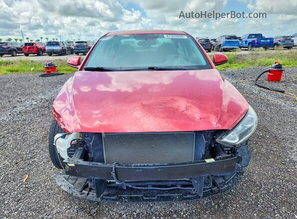 5NPD84LF2JH307224 2018 HYUNDAI ELANTRA Red Front view