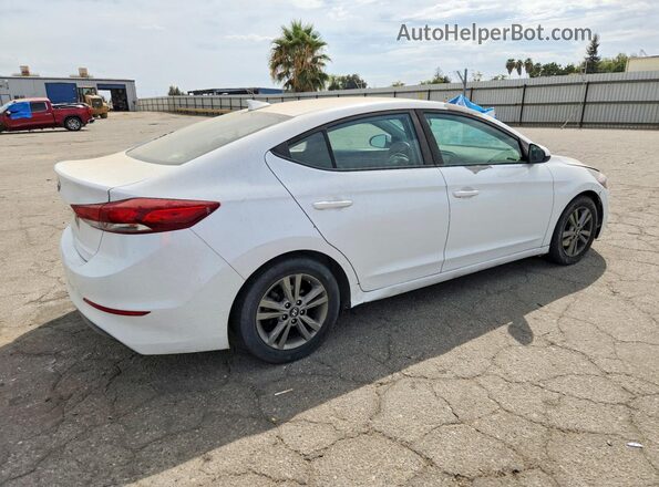 5NPD84LF2JH318210 2018 HYUNDAI ELANTRA White Tył prawy
