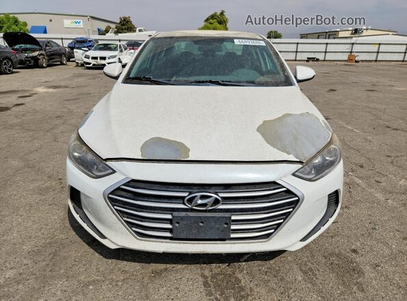 5NPD84LF2JH318210 2018 HYUNDAI ELANTRA White Widok z przodu