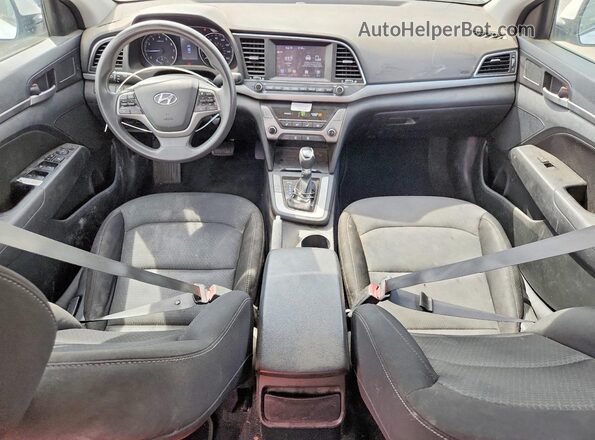 5NPD84LF2JH318210 2018 HYUNDAI ELANTRA White Widok deski rozdzielczej