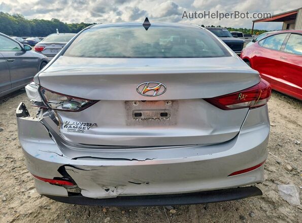 5NPD84LF2JH365558 2018 HYUNDAI ELANTRA Silver უკანა ხედი
