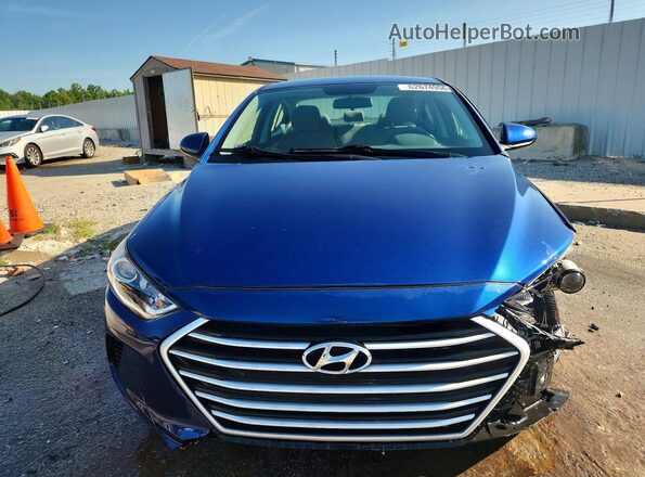 5NPD84LF2JH397023 2018 HYUNDAI ELANTRA Blue Դիմացի տեսք