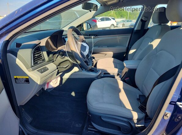 5NPD84LF2JH397023 2018 HYUNDAI ELANTRA Blue Սալոնի դիմացի տեսք