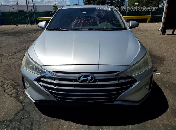 5NPD84LF2KH411567 2019 HYUNDAI ELANTRA Silver Դիմացի տեսք