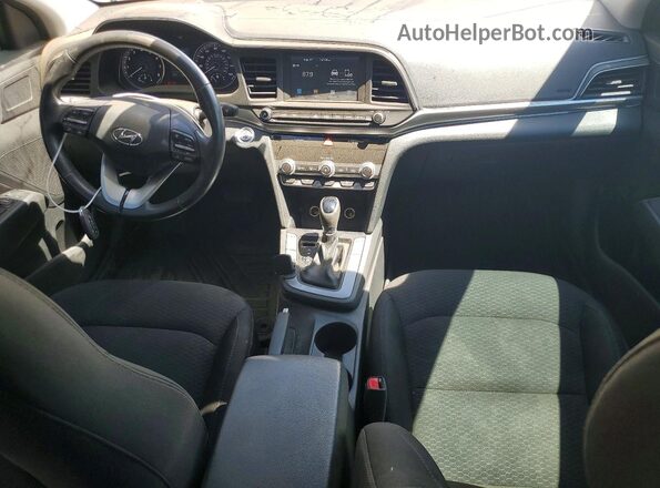 5NPD84LF2KH411567 2019 HYUNDAI ELANTRA Silver Առջևի վահանակի տեսք