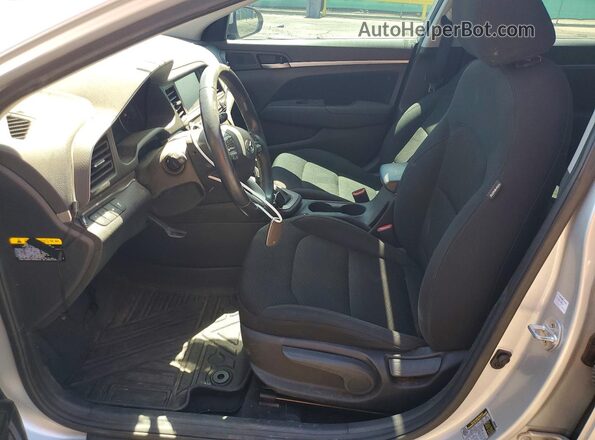 5NPD84LF2KH411567 2019 HYUNDAI ELANTRA Silver Սալոնի դիմացի տեսք