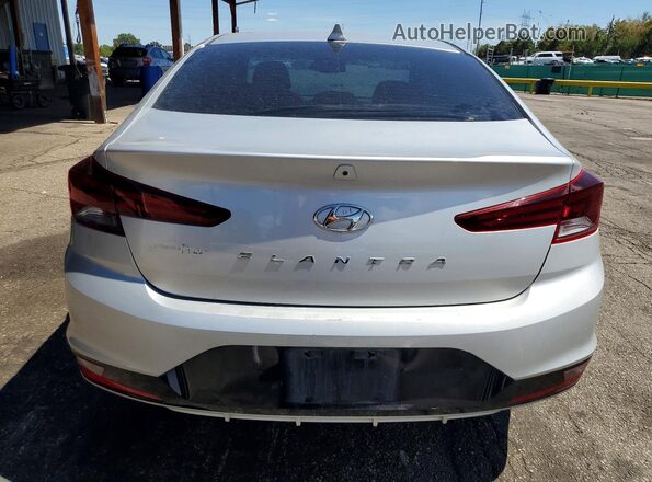 5NPD84LF2KH411567 2019 HYUNDAI ELANTRA Silver Հետևի տեսք