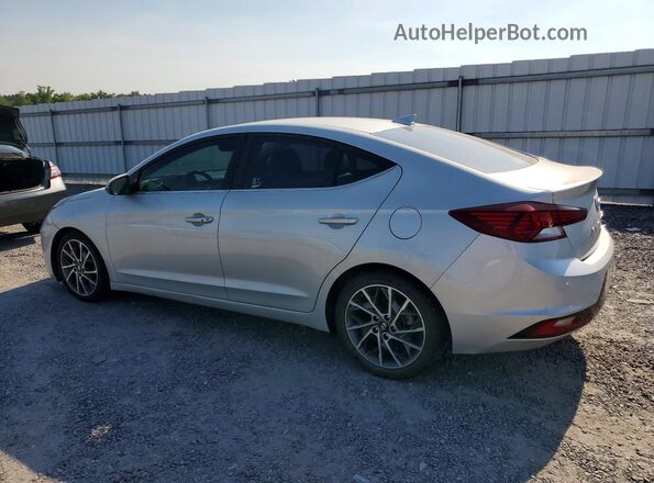 5NPD84LF2KH460557 2019 HYUNDAI ELANTRA Silver Հետևի ձախ
