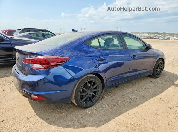 5NPD84LF2KH470635 2019 HYUNDAI ELANTRA Blue Հետևի աջ