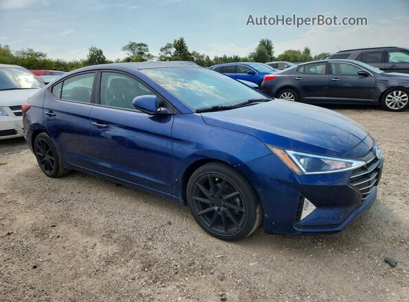 5NPD84LF2KH470635 2019 HYUNDAI ELANTRA Blue Առջևի աջ