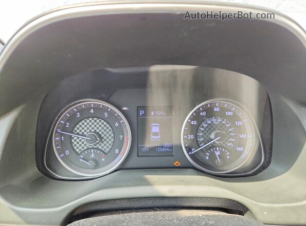 5NPD84LF2KH470635 2019 HYUNDAI ELANTRA Blue Սարքավորումների վահանակի տեսք