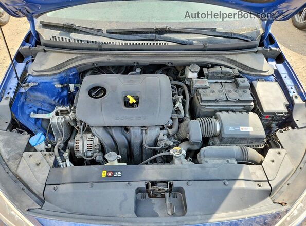 5NPD84LF2KH470635 2019 HYUNDAI ELANTRA Blue Սալոնի հետևի տեսք
