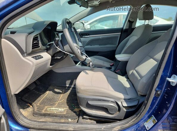 5NPD84LF2KH470635 2019 HYUNDAI ELANTRA Blue Սալոնի դիմացի տեսք