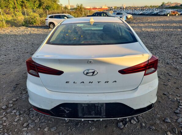 5NPD84LF2LH528440 2020 HYUNDAI ELANTRA White Հետևի տեսք