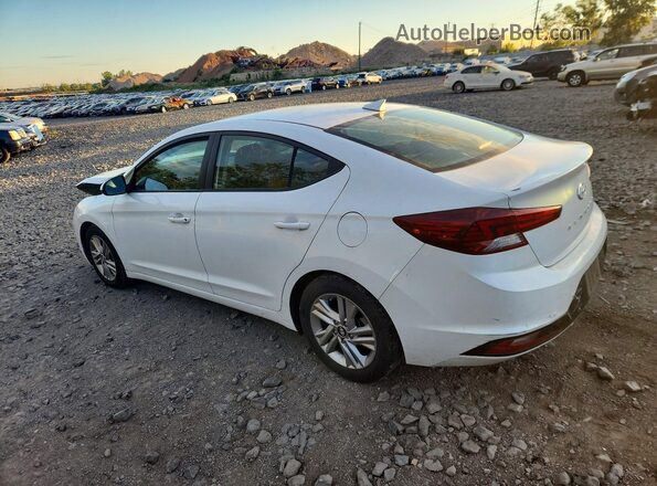 5NPD84LF2LH528440 2020 HYUNDAI ELANTRA White Հետևի ձախ