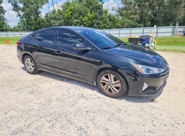 5NPD84LF2LH541947 2020 HYUNDAI ELANTRA Черный Передняя правая четверть