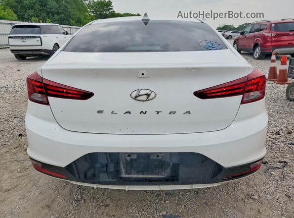 5NPD84LF2LH573362 2020 HYUNDAI ELANTRA White Հետևի տեսք