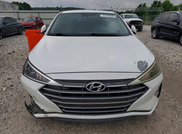 5NPD84LF2LH573362 2020 HYUNDAI ELANTRA White Դիմացի տեսք