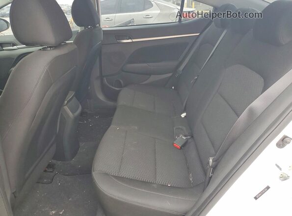 5NPD84LF2LH573362 2020 HYUNDAI ELANTRA White Հետևի նստատեղերի տեսք