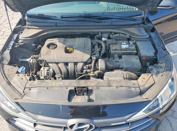 5NPD84LF2LH584586 2020 HYUNDAI ELANTRA Black უკანა სალონის ხედი