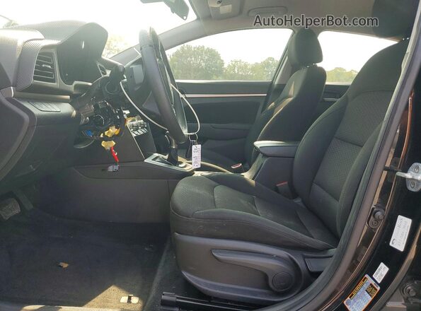 5NPD84LF2LH584586 2020 HYUNDAI ELANTRA Black წინა სალონის ხედი
