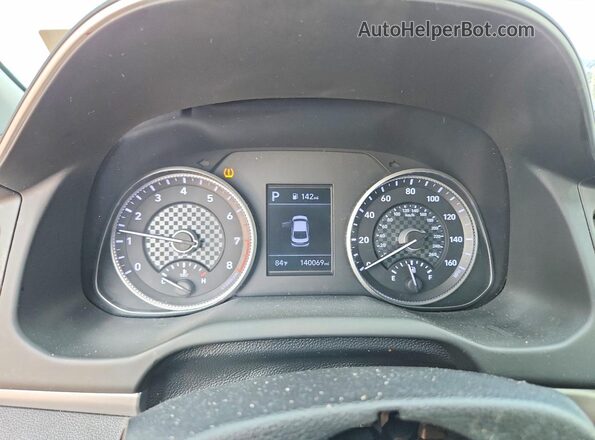 5NPD84LF2LH584586 2020 HYUNDAI ELANTRA Black ხელსაწყოთა პანელის ხედი