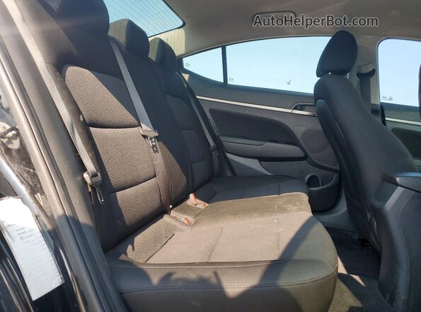 5NPD84LF2LH584586 2020 HYUNDAI ELANTRA Black უკანა სავარძლების ხედი