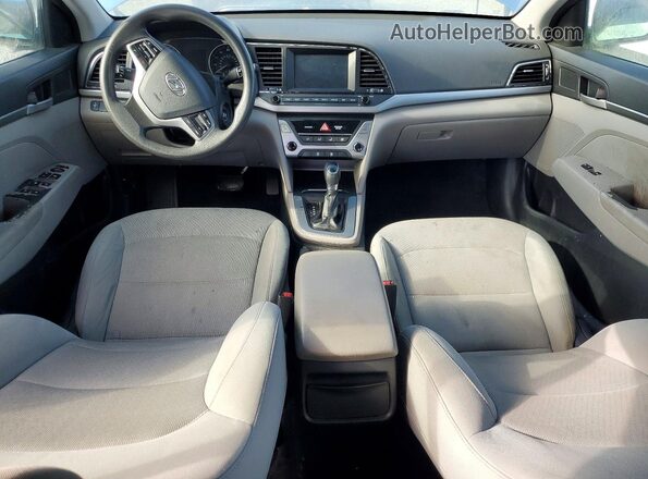 5NPD84LF3HH024423 2017 HYUNDAI ELANTRA Blue Vista del salpicadero