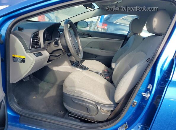 5NPD84LF3HH024423 2017 HYUNDAI ELANTRA Blue Vista interior delantera