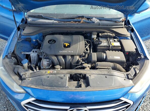 5NPD84LF3HH024423 2017 HYUNDAI ELANTRA Blue Vista interior trasera