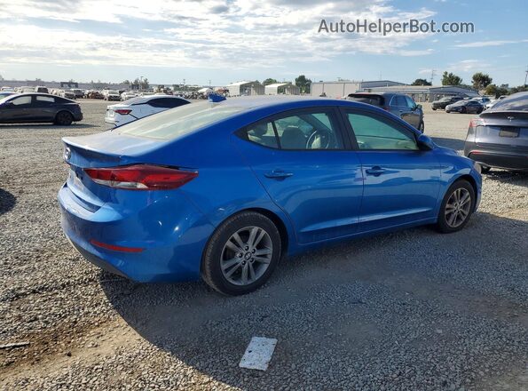 5NPD84LF3HH024423 2017 HYUNDAI ELANTRA Blue Trasero derecho