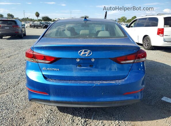 5NPD84LF3HH024423 2017 HYUNDAI ELANTRA Blue Vista trasera