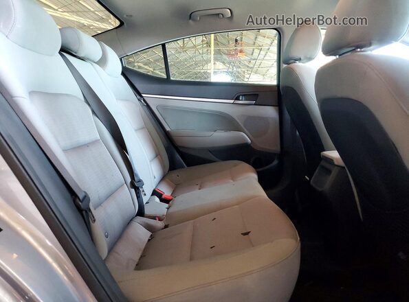 5NPD84LF3HH084122 2017 HYUNDAI ELANTRA Silver Vista de los asientos traseros