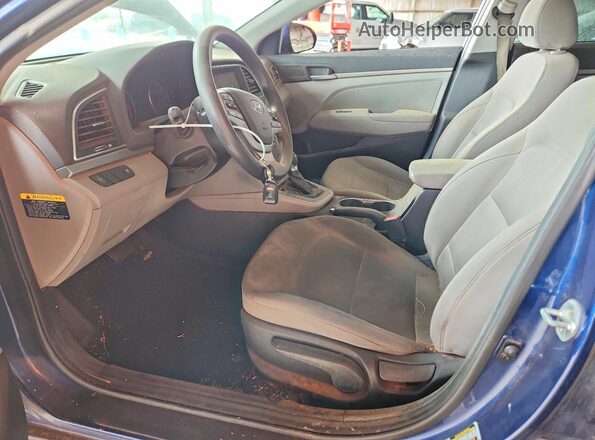 5NPD84LF3HH119824 2017 HYUNDAI ELANTRA Blue Vista interior delantera