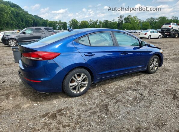 5NPD84LF3HH130936 2017 HYUNDAI ELANTRA Blue უკანა მარჯვენა
