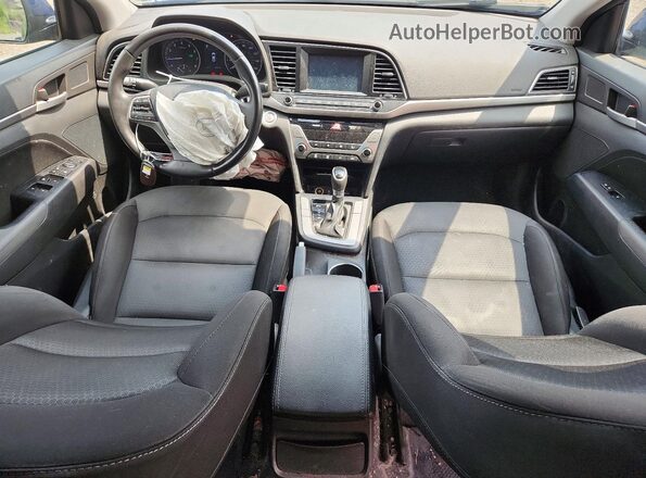 5NPD84LF3HH130936 2017 HYUNDAI ELANTRA Blue წინა პანელის ხედი