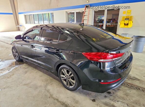 5NPD84LF3HH157747 2017 HYUNDAI ELANTRA Black Հետևի ձախ