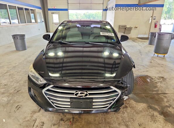 5NPD84LF3HH157747 2017 HYUNDAI ELANTRA Black Դիմացի տեսք